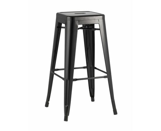 Стул барный TOLIX черный глянцевый | Интернет магазин мебели и декора LifeDekor