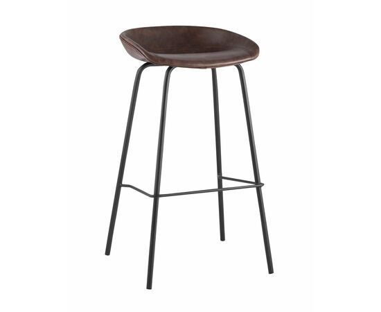 Стул барный Beetle Lite PU коричневый | Интернет магазин мебели и декора LifeDekor