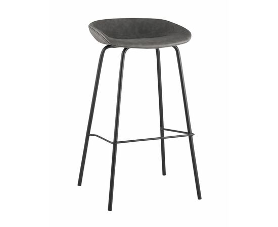 Стул барный Beetle Lite PU серый | Интернет магазин мебели и декора LifeDekor