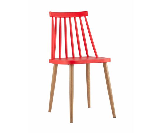 Стул Морган пластиковый красный | Интернет магазин мебели и декора LifeDekor
