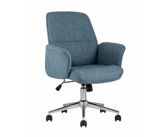 Стул офисный Simona голубой | Интернет магазин мебели и декора LifeDekor