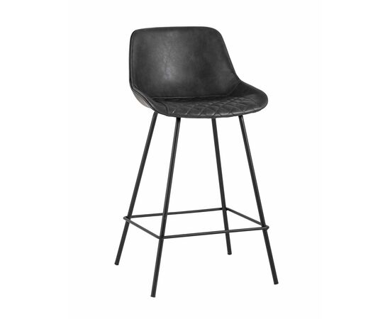 Стул полубарный TEXAS экокожа серый | Интернет магазин мебели и декора LifeDekor