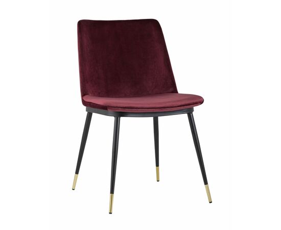 Стул Мелисса велюр бордовый | Интернет магазин мебели и декора LifeDekor