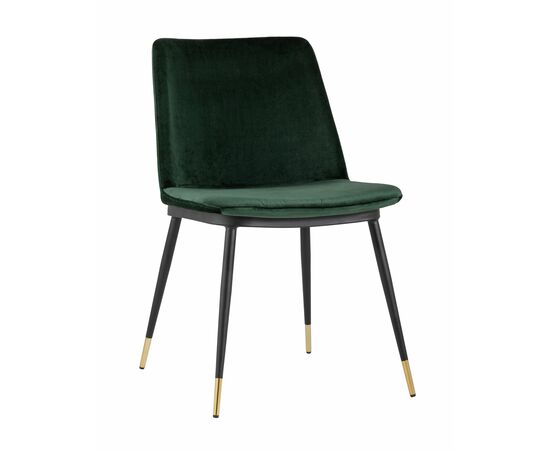 Стул Мелисса велюр зеленый | Интернет магазин мебели и декора LifeDekor