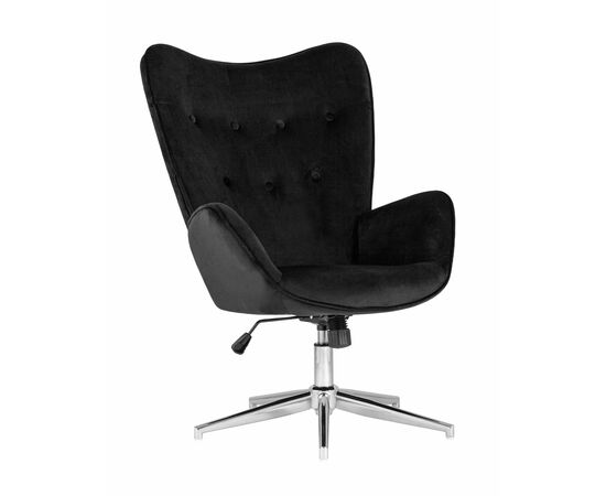 Кресло Филадельфия велюр черный | Интернет магазин мебели и декора LifeDekor