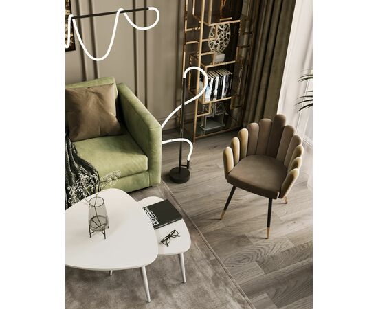 Кресло Камелия шоколад, изображение 6 | Интернет магазин мебели и декора LifeDekor