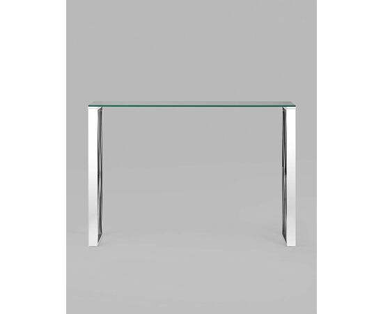 Консоль КРОСС 115*30 серебро, изображение 3 | Интернет магазин мебели и декора LifeDekor