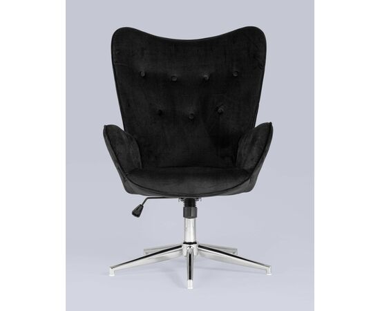 Кресло Филадельфия велюр черный, изображение 5 | Интернет магазин мебели и декора LifeDekor