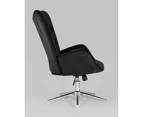 Кресло Филадельфия велюр черный, изображение 6 | Интернет магазин мебели и декора LifeDekor