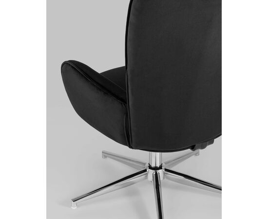 Кресло Филадельфия велюр черный, изображение 9 | Интернет магазин мебели и декора LifeDekor