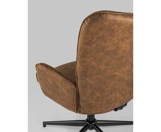 Кресло Ирис вращающееся коричневое, изображение 9 | Интернет магазин мебели и декора LifeDekor