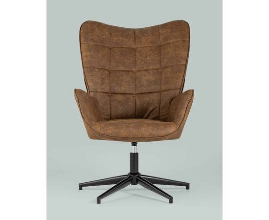 Кресло Ирис вращающееся коричневое, изображение 5 | Интернет магазин мебели и декора LifeDekor