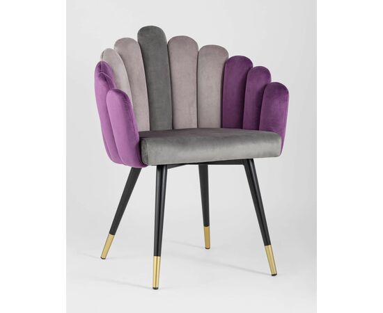 Кресло Камелия серый, изображение 2 | Интернет магазин мебели и декора LifeDekor