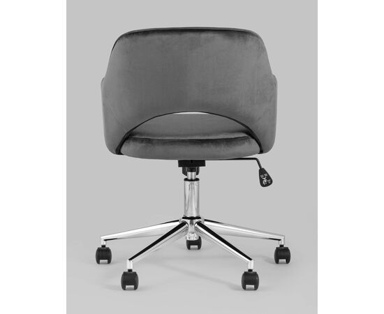 Кресло компьютерное Кларк велюр серый, изображение 7 | Интернет магазин мебели и декора LifeDekor