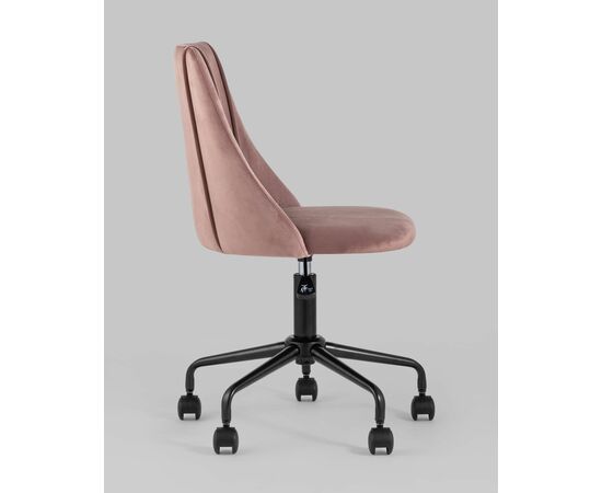 Кресло компьютерное Сиана велюр розовый, изображение 6 | Интернет магазин мебели и декора LifeDekor