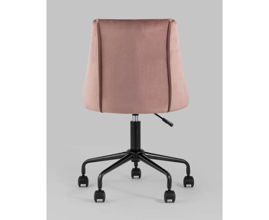 Кресло компьютерное Сиана велюр розовый, изображение 7 | Интернет магазин мебели и декора LifeDekor