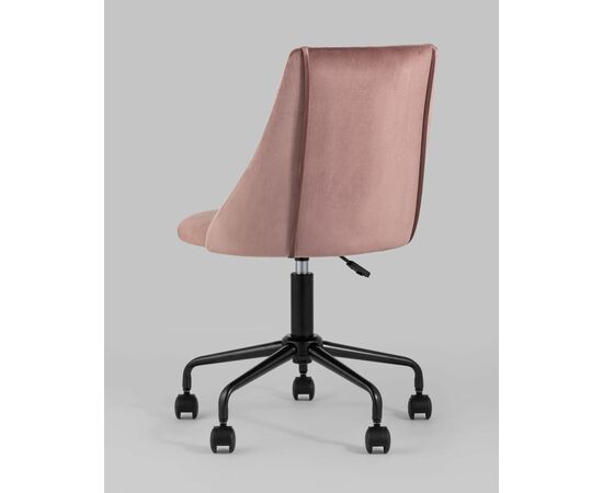 Кресло компьютерное Сиана велюр розовый, изображение 8 | Интернет магазин мебели и декора LifeDekor