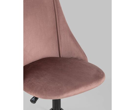 Кресло компьютерное Сиана велюр розовый, изображение 10 | Интернет магазин мебели и декора LifeDekor