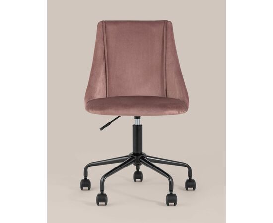 Кресло компьютерное Сиана велюр розовый, изображение 5 | Интернет магазин мебели и декора LifeDekor