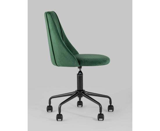Кресло компьютерное Сиана велюр зеленый, изображение 6 | Интернет магазин мебели и декора LifeDekor