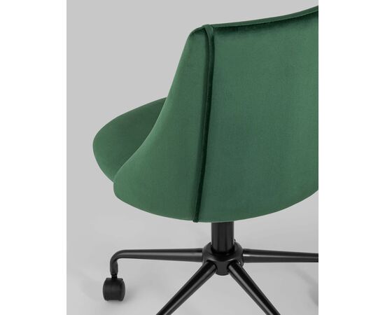 Кресло компьютерное Сиана велюр зеленый, изображение 9 | Интернет магазин мебели и декора LifeDekor