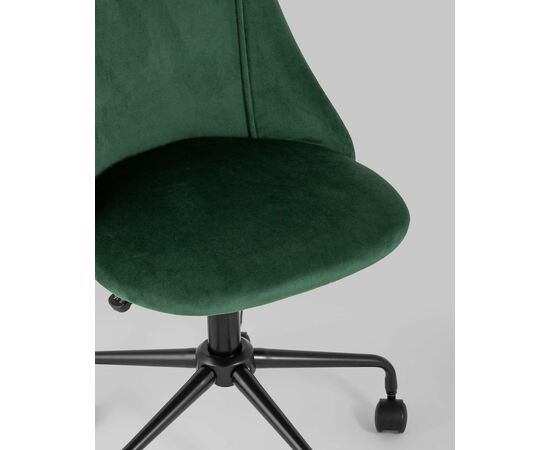 Кресло компьютерное Сиана велюр зеленый, изображение 10 | Интернет магазин мебели и декора LifeDekor