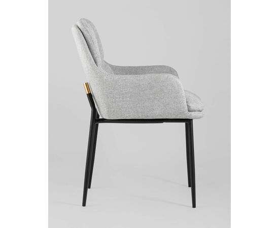 Кресло Саманта рогожка светло-серый, изображение 4 | Интернет магазин мебели и декора LifeDekor