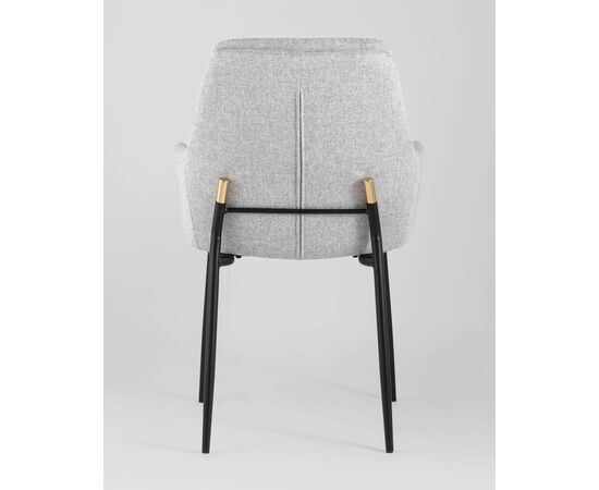 Кресло Саманта рогожка светло-серый, изображение 5 | Интернет магазин мебели и декора LifeDekor