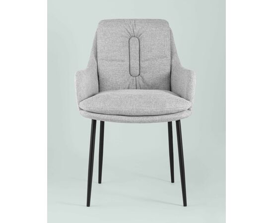 Кресло Саманта рогожка светло-серый, изображение 3 | Интернет магазин мебели и декора LifeDekor