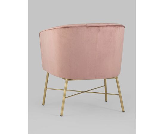 Кресло Шале велюр розовый, изображение 10 | Интернет магазин мебели и декора LifeDekor