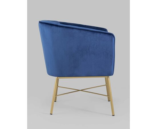 Кресло Шале велюр синий, изображение 8 | Интернет магазин мебели и декора LifeDekor