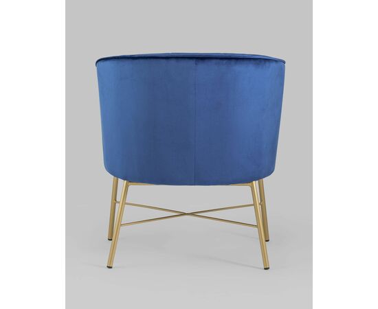 Кресло Шале велюр синий, изображение 9 | Интернет магазин мебели и декора LifeDekor