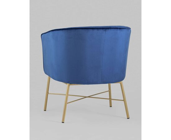 Кресло Шале велюр синий, изображение 10 | Интернет магазин мебели и декора LifeDekor
