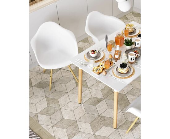 Стул DAW белый, изображение 4 | Интернет магазин мебели и декора LifeDekor