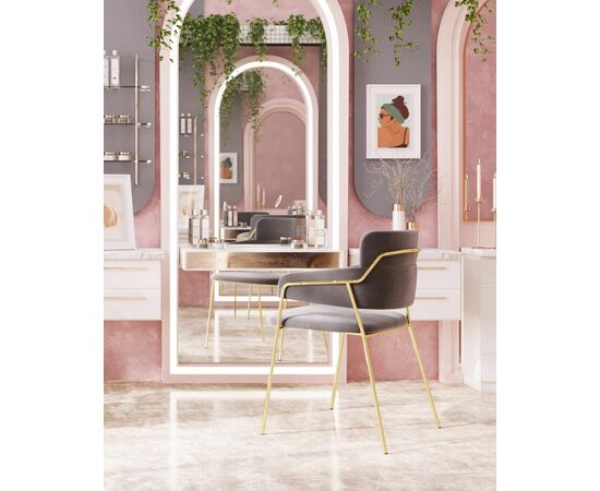 Стул Полин светло-серый, изображение 4 | Интернет магазин мебели и декора LifeDekor