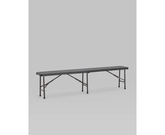 Скамейка складная Кейт 180 коричневая, изображение 2 | Интернет магазин мебели и декора LifeDekor