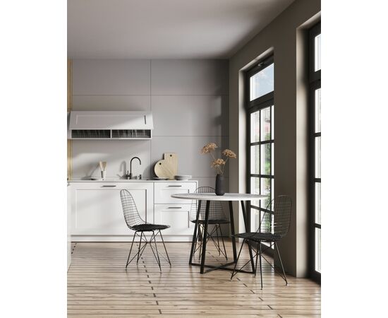 Стул обеденный Eiffel черный с черной подушкой, изображение 4 | Интернет магазин мебели и декора LifeDekor