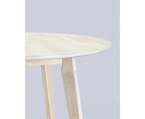 Стол обеденный GERDA 100*100 беленый дуб, изображение 4 | Интернет магазин мебели и декора LifeDekor