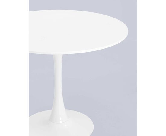 Стол Tulip D90 белый, изображение 13 | Интернет магазин мебели и декора LifeDekor