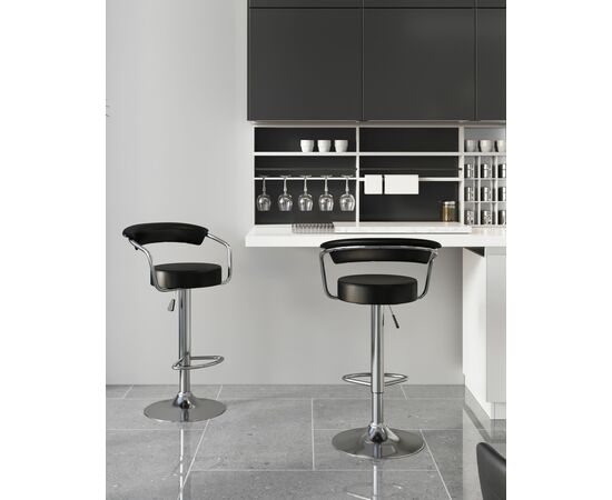 Стул барный Орион черный, изображение 3 | Интернет магазин мебели и декора LifeDekor