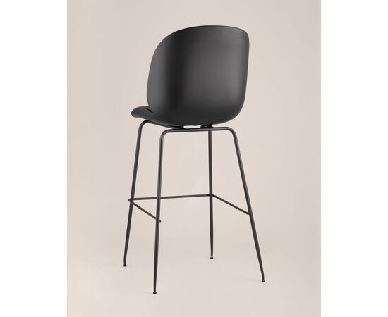 Стул барный Beetle PU со спинкой коричневый, изображение 8 | Интернет магазин мебели и декора LifeDekor