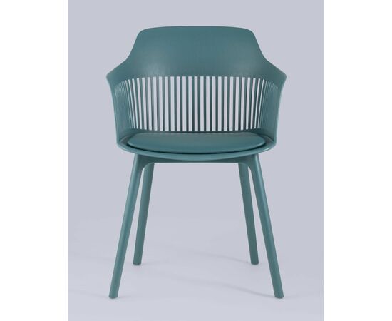 Стул Crocus с подушкой темно-бирюзовый, изображение 5 | Интернет магазин мебели и декора LifeDekor