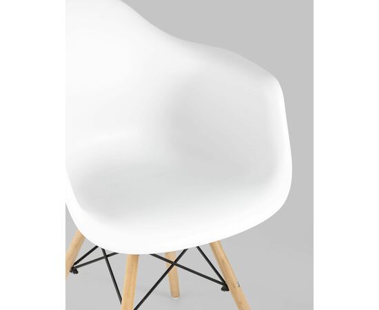 Стул DAW белый, изображение 10 | Интернет магазин мебели и декора LifeDekor