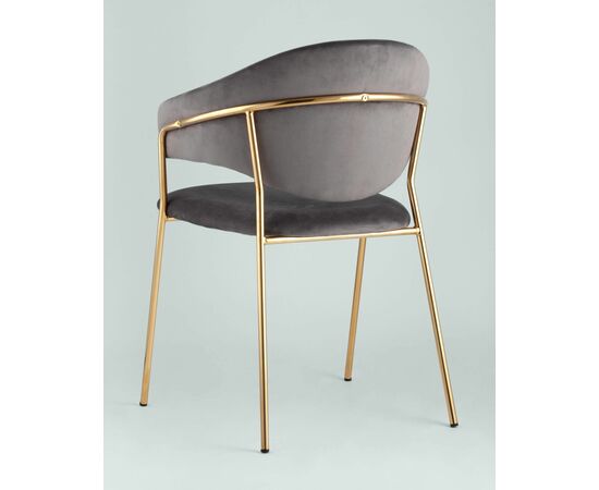 Стул Эвита темно-серый, изображение 6 | Интернет магазин мебели и декора LifeDekor