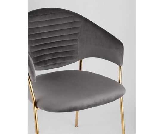 Стул Эвита темно-серый, изображение 9 | Интернет магазин мебели и декора LifeDekor