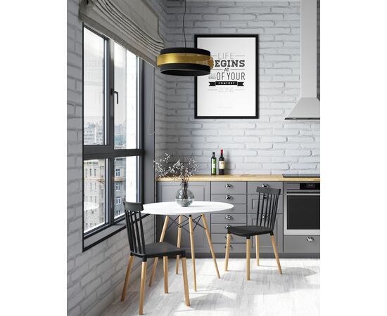 Стул Field пластик черный, изображение 3 | Интернет магазин мебели и декора LifeDekor