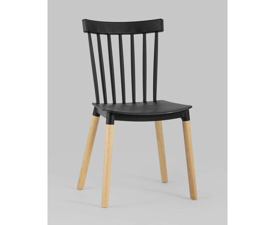 Стул Field пластик черный, изображение 2 | Интернет магазин мебели и декора LifeDekor