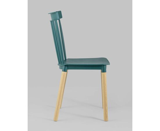 Стул Field пластик темно-бирюзовый, изображение 6 | Интернет магазин мебели и декора LifeDekor