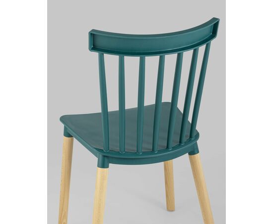 Стул Field пластик темно-бирюзовый, изображение 9 | Интернет магазин мебели и декора LifeDekor