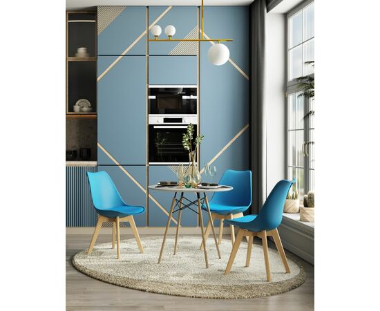 Стул FRANKFURT бирюзовый, изображение 4 | Интернет магазин мебели и декора LifeDekor